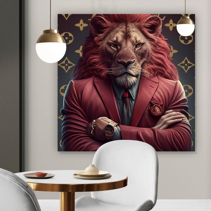 Boss Löwe Quadrat