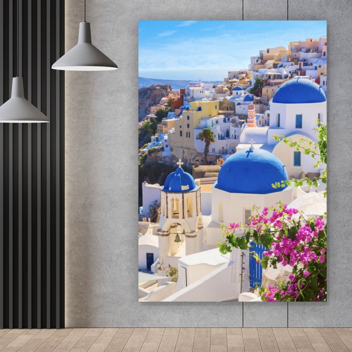 Modernes Leinwandbild 'Pusteblumen' (50x60 Cm) – Fertig Gerahmt, Zum Aufhängen! Stylische Deko Für Wohnzimmer, Schlafzimmer Oder Flur.