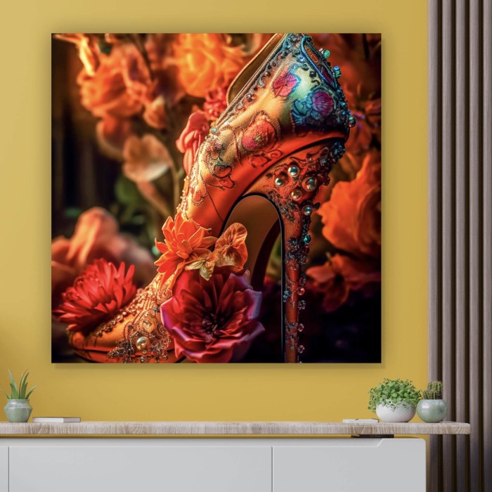 Prinzessinnen High Heels Quadrat