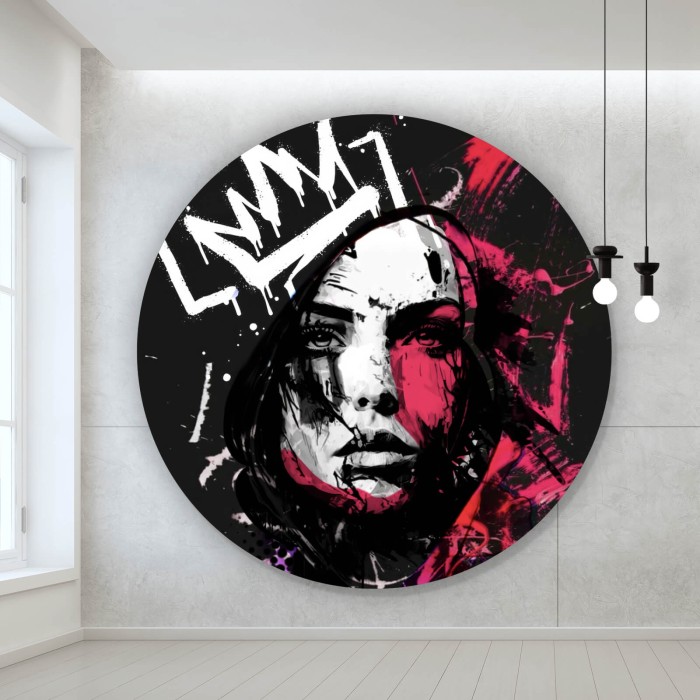 Street Queen Abstract Art Kreis